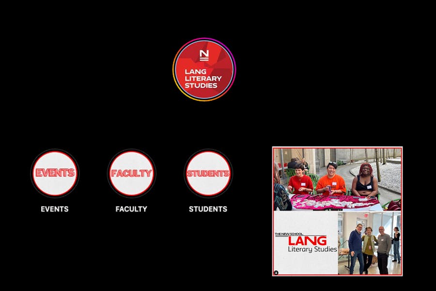 Literary Studies Eugene Lang College of Liberal Arts