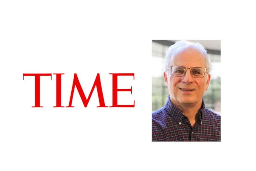 Headshot of Alex Schwartz next to text masthead for Time.