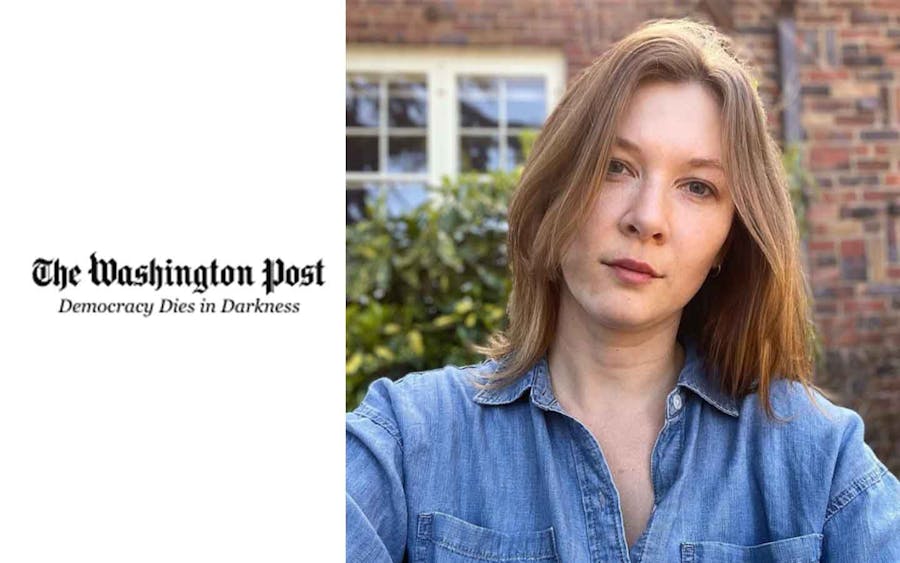 Headshot of Tove Danovich next to Washington Post masthead