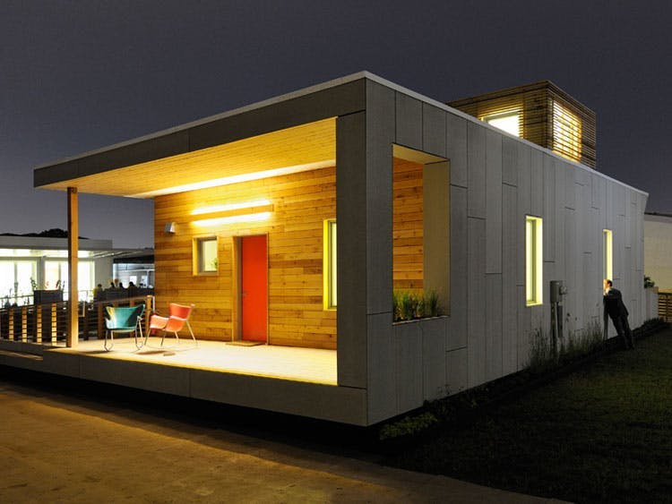 Empower a House at night.
