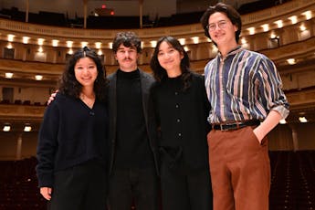 NYSOS Interns at Carnegie Hall
