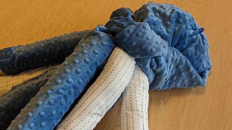 Octo-hugs: a huggable plush toy