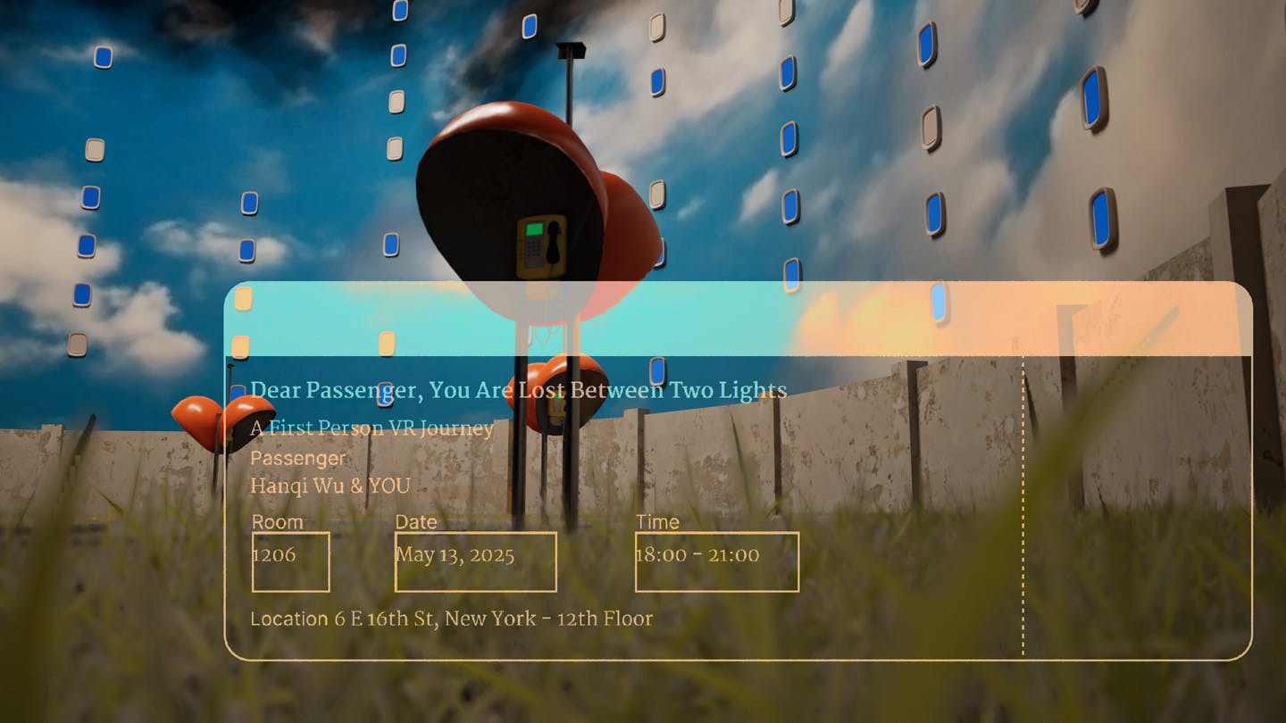 Dear Passenger, You Are Lost Between Two Lights