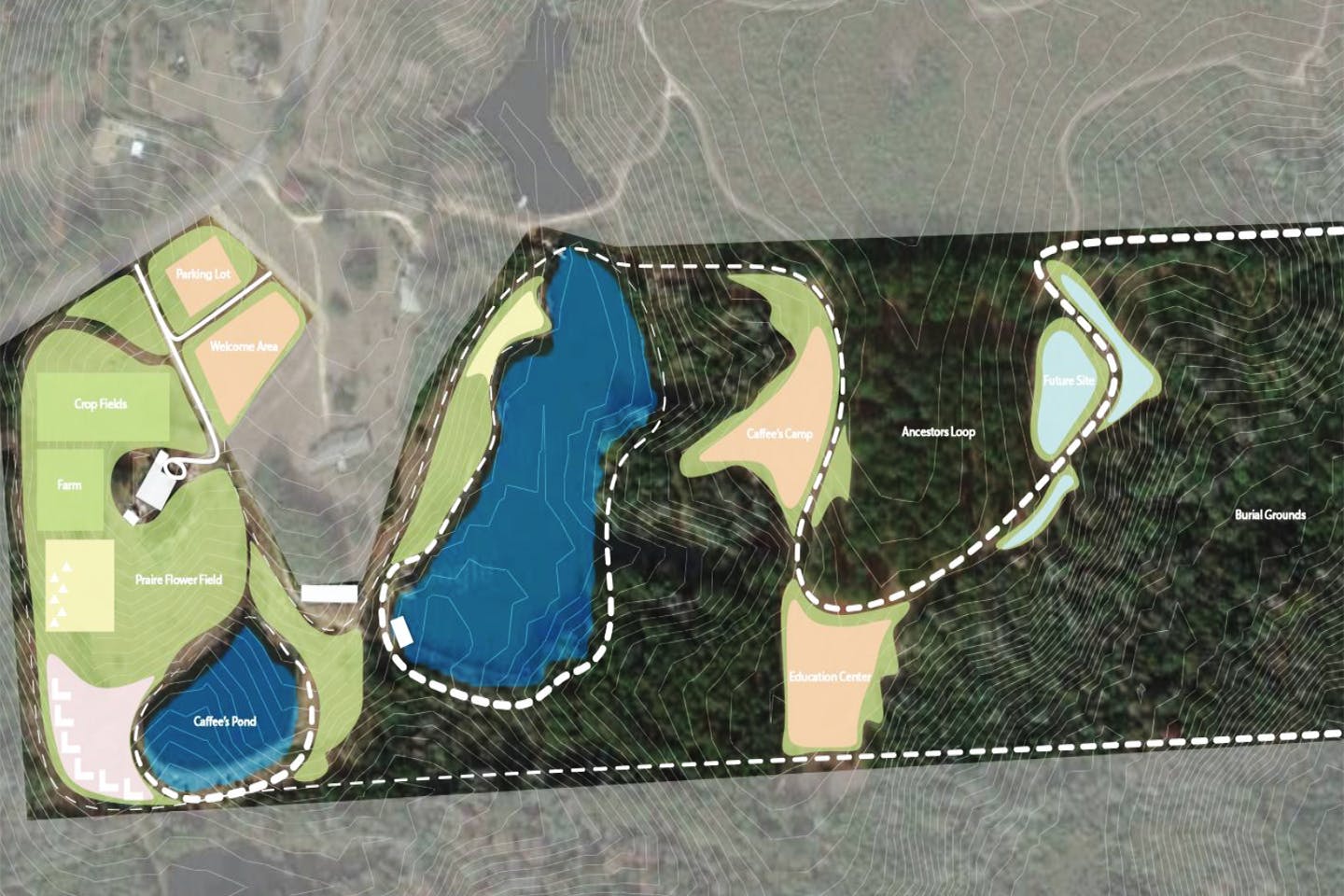 The site plan for Hattiesburg House.