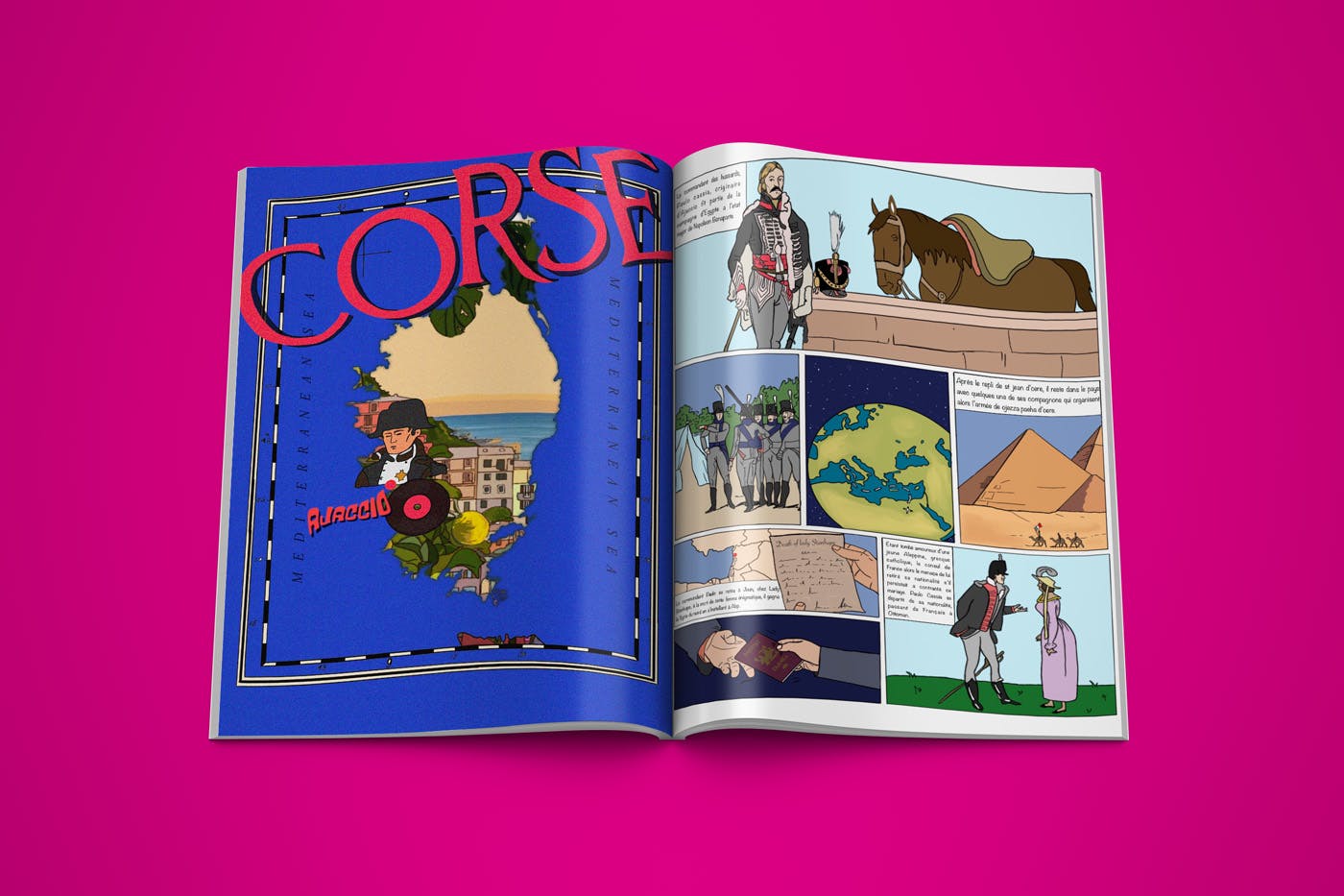 A book cover featuring colorful illustrations of people engaged in various activities.