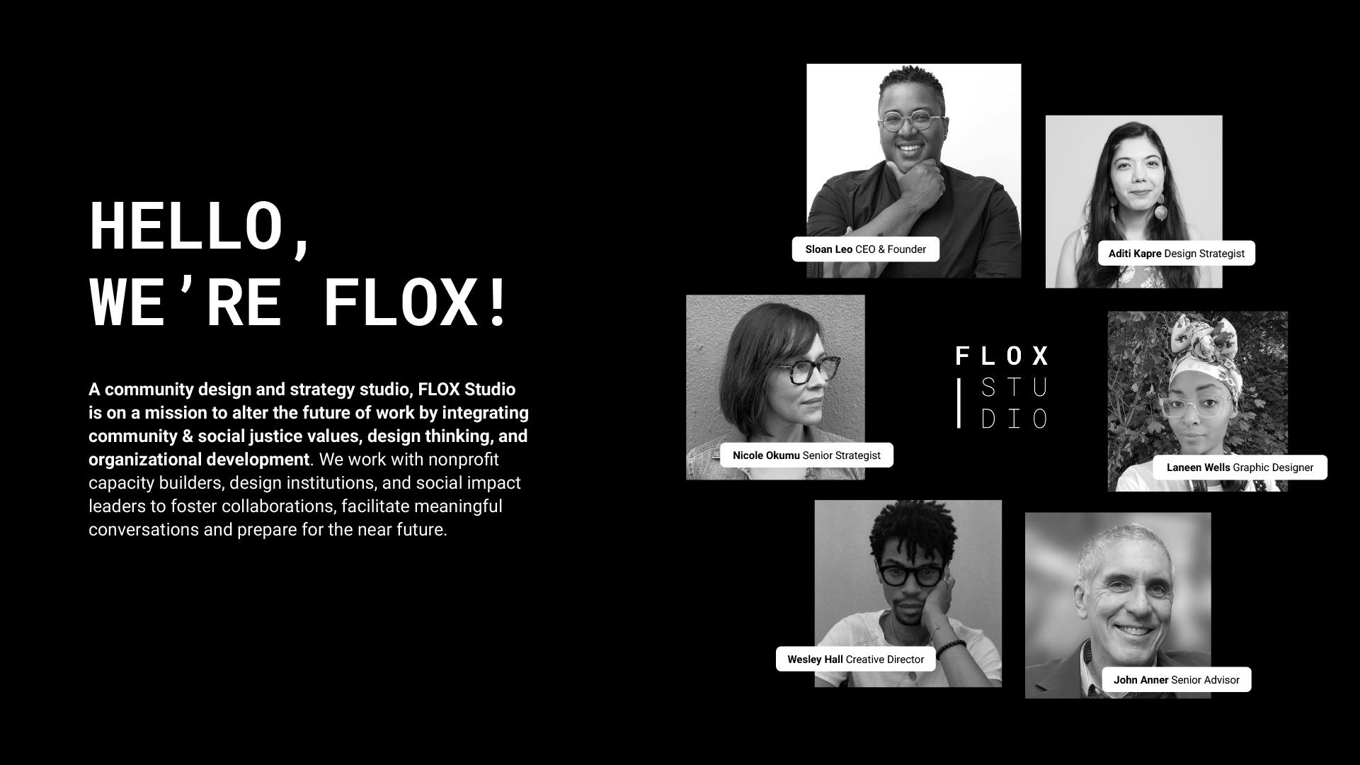 FLOX Studio Team Graphic