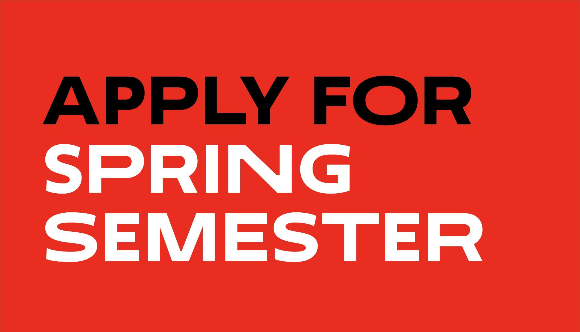 APPLY FOR SPRING