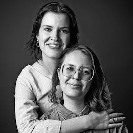 Portrait of Molly David and Shannon Finnell