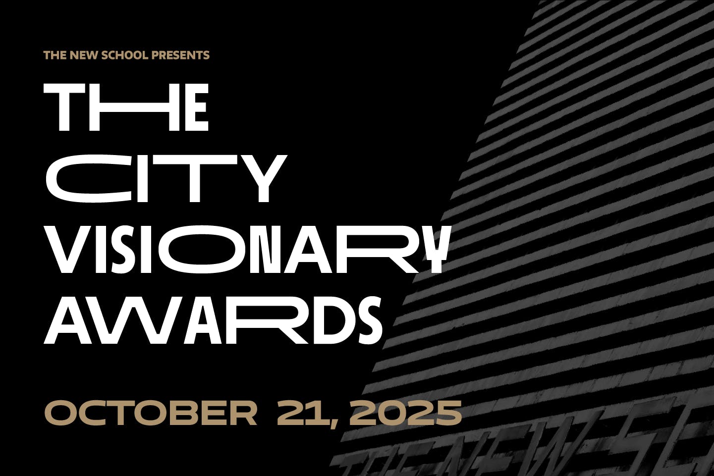 City Visionary Awards, October 21st 2025